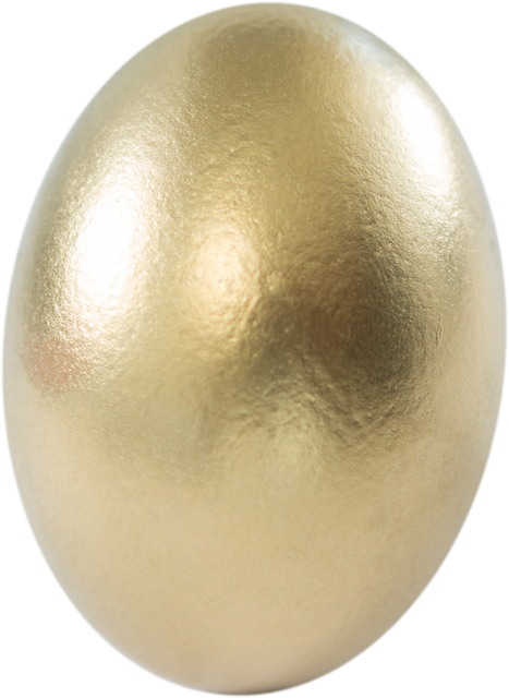 Close Up of Shiny Transparent Easter Egg on White Background - Download Free Stock Videos Pikwizard.com