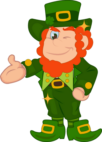 leprechaun winking while extending hand on transparent background - Download Free Stock Videos Pikwizard.com