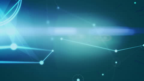 Global Technology Network Digital Connections Blue