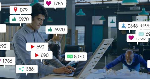 Social Engagement and Digital Collaboration in Modern Workspace