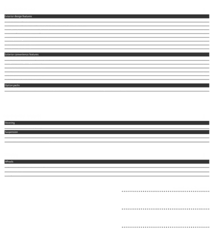 transparent illustration of car manual features and specifications - Download Free Stock Videos Pikwizard.com