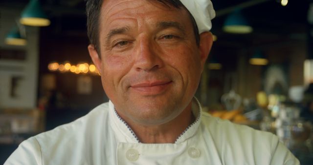 Professional Chef in Kitchen, Looking Confident - Download Free Stock Images Pikwizard.com