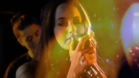 Vocalist on Stage Highlights Passion and Creativity with Vintage Mic