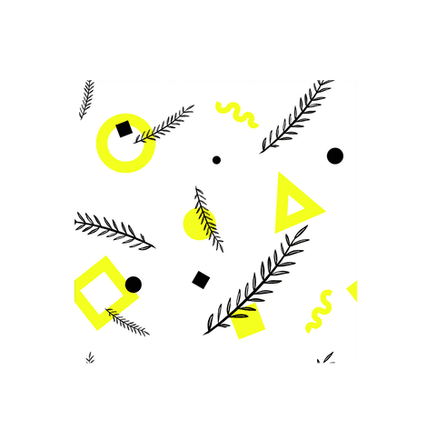 digital abstract yellow and black pattern on transparent background - Download Free Stock Videos Pikwizard.com