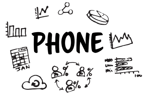 transparent business and finance icons with phone elements - Download Free Stock Videos Pikwizard.com