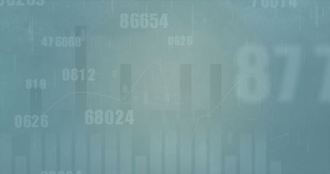 Digital Data Processing with Abstract Green Rain Effects - Download Free Stock Images Pikwizard.com