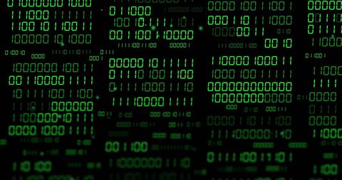 Green Binary Code on Display Screen Representation - Download Free Stock Images Pikwizard.com