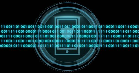 Digital Data Processing on Modern Device Interface - Download Free Stock Images Pikwizard.com