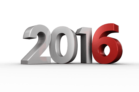 bold 3d 2016 text on transparent background - Download Free Stock Videos Pikwizard.com