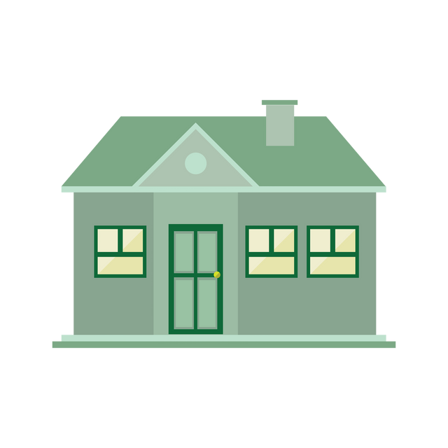 Digital Illustration of Green Single-Family House on Transparent Background - Download Free Stock Videos Pikwizard.com