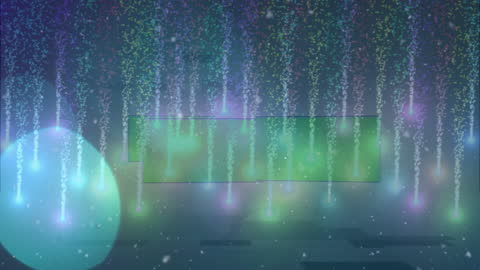 Abstract Digital Particle Stream and Light Effects Background