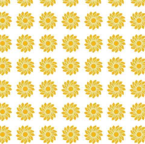 Yellow Floral Pattern on Transparent Background - Download Free Stock Videos Pikwizard.com