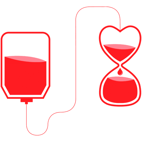transparent blood donation with hourglass illustration concept - Download Free Stock Videos Pikwizard.com