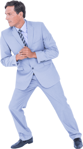businessman in formal suit confidently planning on transparent background - Download Free Stock Videos Pikwizard.com
