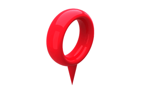 transparent glossy red map marker icon for navigation - Download Free Stock Videos Pikwizard.com