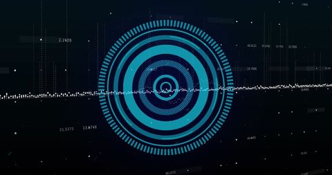 Futuristic Digital Data Processing and Analysis Interface - Download Free Stock Images Pikwizard.com