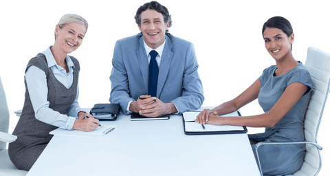 transparent smiling business team downtown table meeting - Download Free Stock Videos Pikwizard.com
