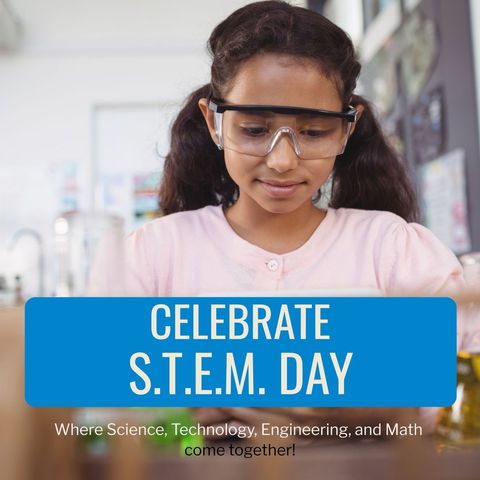 celebrating stem day with enthusiastic young scientist in lab - Download Free Stock Templates Pikwizard.com