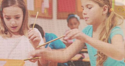 Young Students Engaging in Collaborative Classroom Learning