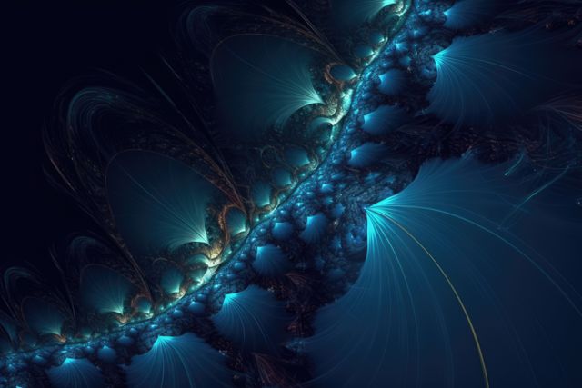 Abstract pattern in metallic blue background, created using generative ai technology - Download Free Stock Photos Pikwizard.com