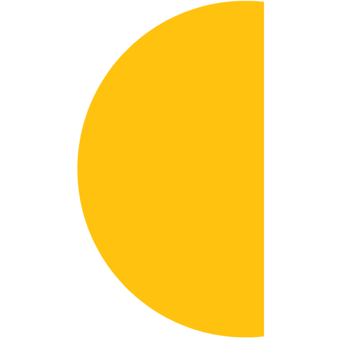 Yellow Semicircle Isolated on Transparent Background - Download Free Stock Videos Pikwizard.com