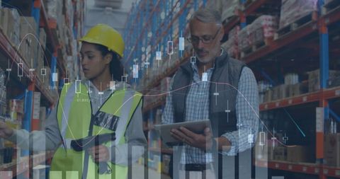 Warehouse Inventory Management and Financial Data Analysis - Download Free Stock Images Pikwizard.com
