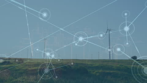 Wind Turbines with Superimposed Network Connections