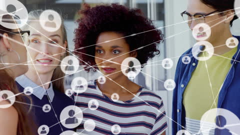 Networking Among Young Professionals with Digital Connections Overlay