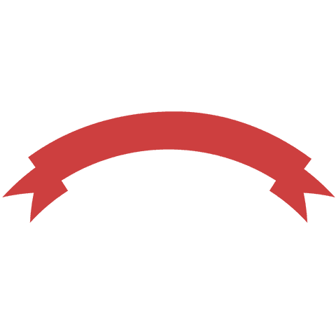 red decorative ribbon banner on transparent background - Download Free Stock Videos Pikwizard.com