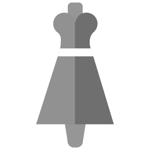 grey dress icon on transparent background for fashion design - Download Free Stock Videos Pikwizard.com