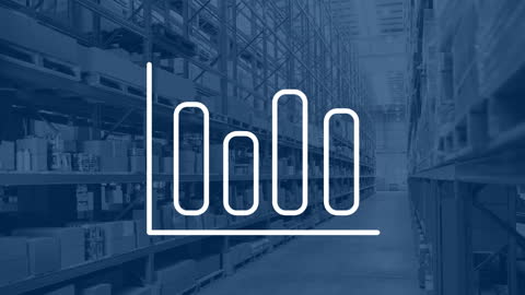 Digital Network Overlay on Warehouse Racks