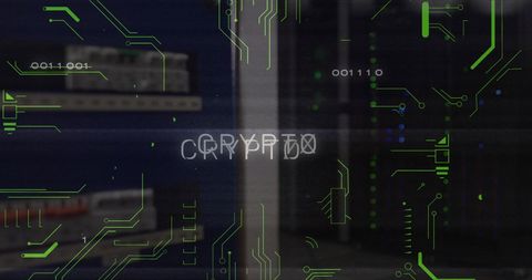 Innovative Crypto Technologies in Digital Server Environment - Download Free Stock Images Pikwizard.com