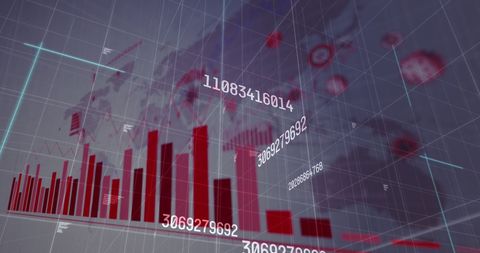 Dynamic Data Visualization of COVID-19 Statistics - Download Free Stock Images Pikwizard.com
