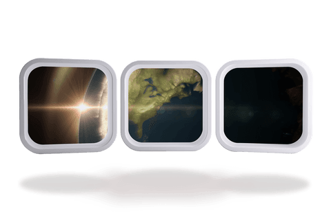 transparent screens display stunning earth views from space - Download Free Stock Videos Pikwizard.com