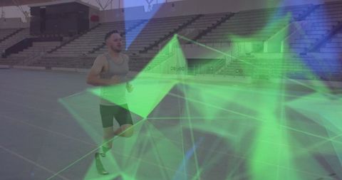 Simulated Elements Enhance Runner in Training Session