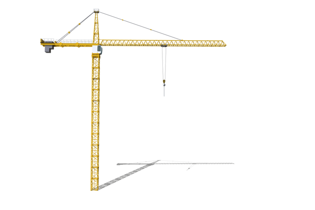 Yellow Tower Construction Crane Transparent Background Studio Isolated - Download Free Stock Videos Pikwizard.com