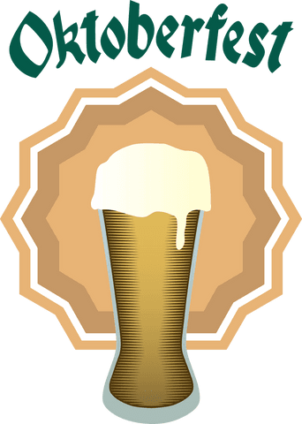 Oktoberfest celebration beer mug illustration digital art