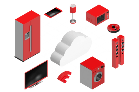 Transparent Cloud Communicating with Electronic Devices - Vector Illustration - Download Free Stock Videos Pikwizard.com