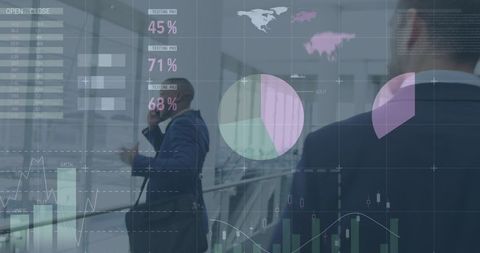 Global Business Analytics with Diverse Professional Team - Download Free Stock Images Pikwizard.com