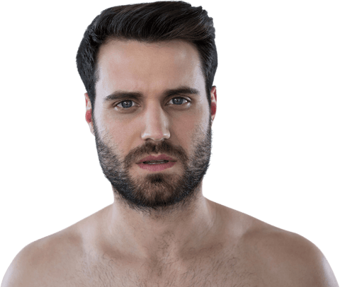 Transparent Background: Serious Man with Beard Looking Directly - Download Free Stock Videos Pikwizard.com
