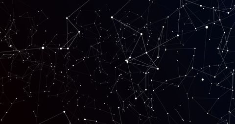 Digital Data Network on Dark Background - Download Free Stock Images Pikwizard.com