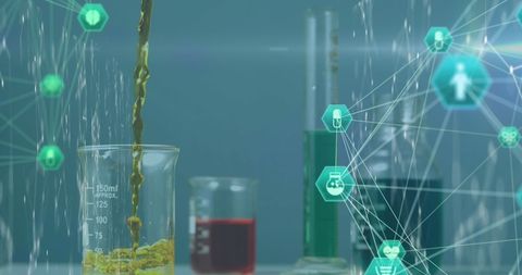 chemical equipment integrated with digital data interface - Download Free Stock Images Pikwizard.com