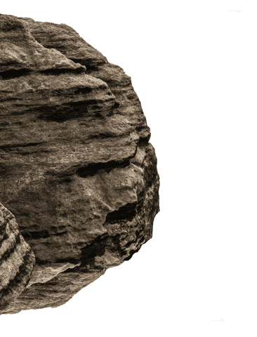 close-up of textured rough rock on transparent background - Download Free Stock Videos Pikwizard.com