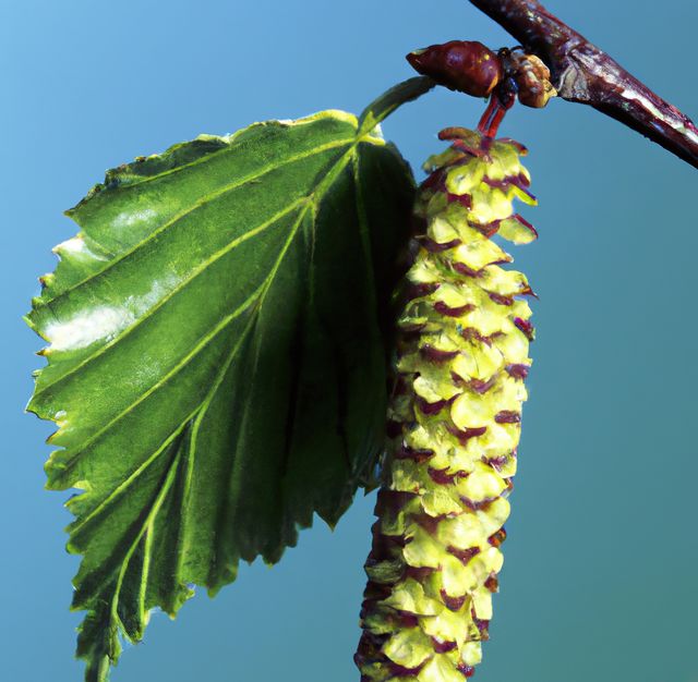 Close up of alder over blue sky reated using generative ai technology - Download Free Stock Photos Pikwizard.com