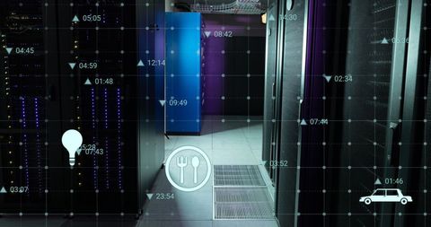 Global Cloud Computing Network in Data Center - Download Free Stock Images Pikwizard.com