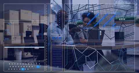 Digital Collaboration with Futuristic Data Overlays in Office