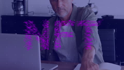 Business Professional Analyzing Data Visualization Future Tech