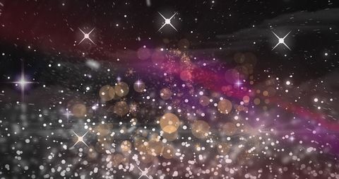 Magical Stars and Bokeh Lights with Cosmic Glow - Download Free Stock Images Pikwizard.com