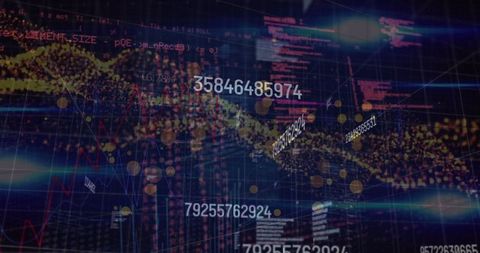 Digital Data Stream and Analysis Visualization - Download Free Stock Images Pikwizard.com