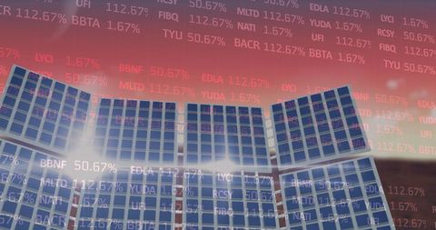 Digital Financial Data Over Futuristic Cityscape - Download Free Stock Images Pikwizard.com